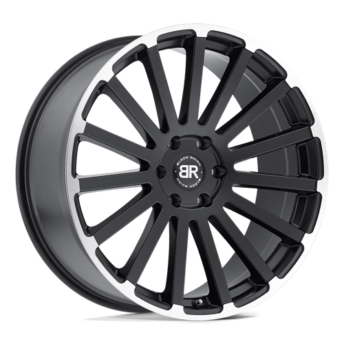 Black Rhino SPEAR MATTE BLACK W/ MATTE MACHINED EDGE 6X135 22X9.5 +30 87.1HB