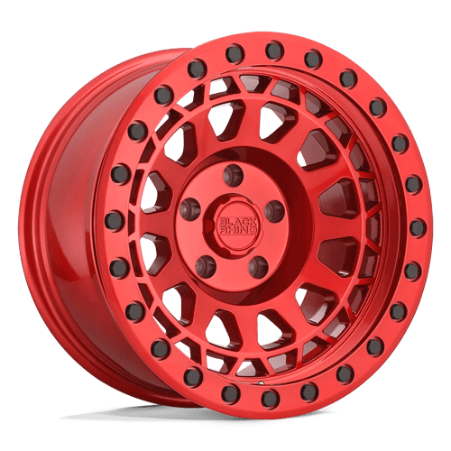 Black Rhino PRIMM CANDY RED W/ BLACK BOLTS 6X135 17X9 +0 87.1HB