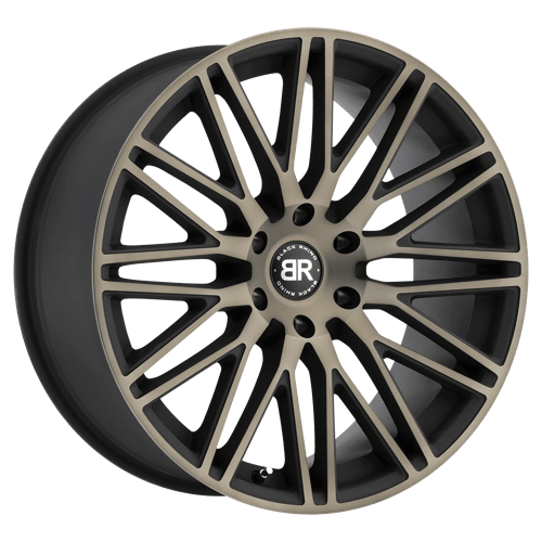 Black Rhino ZULU MATTE BLACK W/ MACHINED FACE & DARK MATTE TINT 6X5.5 22X10 +20 112.1HB