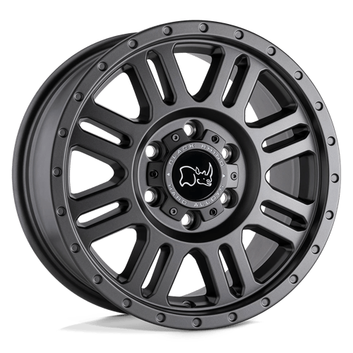 Black Rhino YELLOWSTONE MATTE GUNMETAL 6X130 17X8 +38 84.1HB